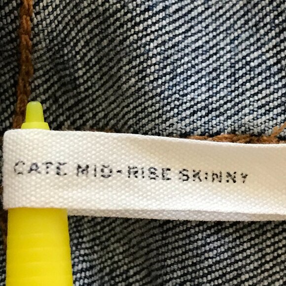 Rag & Bone Cate Mid Rise Skinny Jeans Women 26 Mid Rise Dark Wash Stretch 16297 - Picture 4 of 13